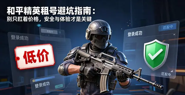 和平精英外挂购买_和平精英租号安全_租号平台选择标准